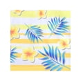 thumbnail image 6 of Girls Dress Yellow Floral Leaf Striped Sleeveless Summer Sundress Cotton 7-8 Years, 6 of 7