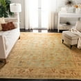 thumbnail image 3 of Traditional Rug - Oushak Wool Pile -Light Blue/Brown-Color:Light Blue/Brown,Design:Traditional,Shape:Runner,Size:10'L x 3'W, 3 of 5