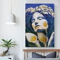 thumbnail image 5 of Octavio Ocampo Print Painting Ecstasy of The Lilies Canvas Art Poster and Wall Art Picture Print Modern Family bedroom Decor Posters 12x18inch(30x45cm), 5 of 6