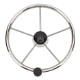 thumbnail image 2 of Boat Steering Wheel, 5 Spoke Marine Steering Wheel Ergonomic 13-1/2 Inch  for Speedboat, 2 of 7