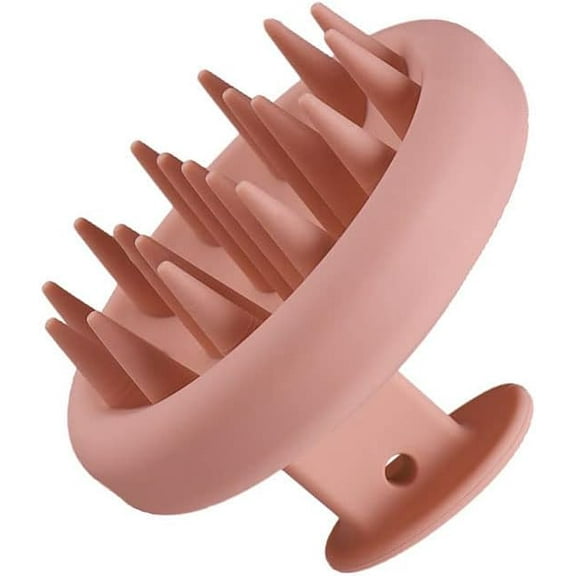 Scalp Massager Hair Brush, Head Massager Shampoo Scrubber, Soft Silicone Hair Brush for Hair Growth & Dandruff Treatment
