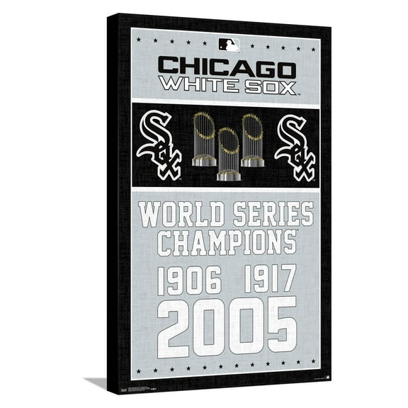 MLB Chicago White Sox - Champions 17 Canvas Wall Poster, 14.725" x 22.375"