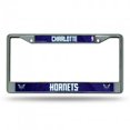 thumbnail image 2 of Cadre de Plaque d'Immatriculation Chromée Charlotte Hornets, 2 of 2