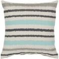 thumbnail image 3 of Surya Surya Pillows Area Rug AR105 Papyrus/Prune Purple Stripes Lines 22" x 22" Square, 3 of 4