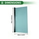 thumbnail image 5 of Película de tinte para ventanas de automóvil Universal Unique Bargains, película de privacidad Nano Cerámica PET 1 Pc 70% VLT Azul 20 pies x 20 pulgadas, 5 of 8