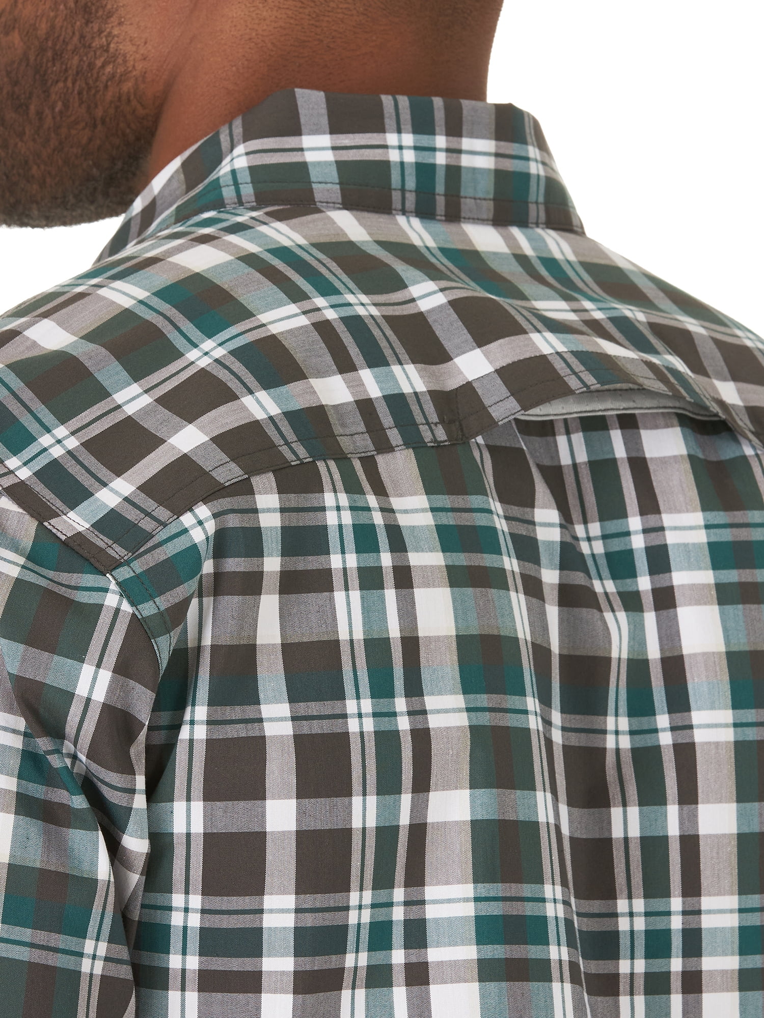 Wrangler Men's Outdoor Long Sleeve Utility Camp Shirt