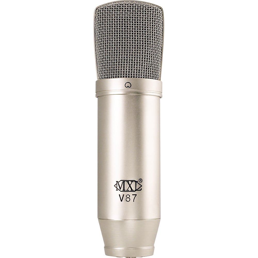 MXL Microphones V87 Condenser Microphone for Recording, String Instrument, Piano, Studio, Nickel