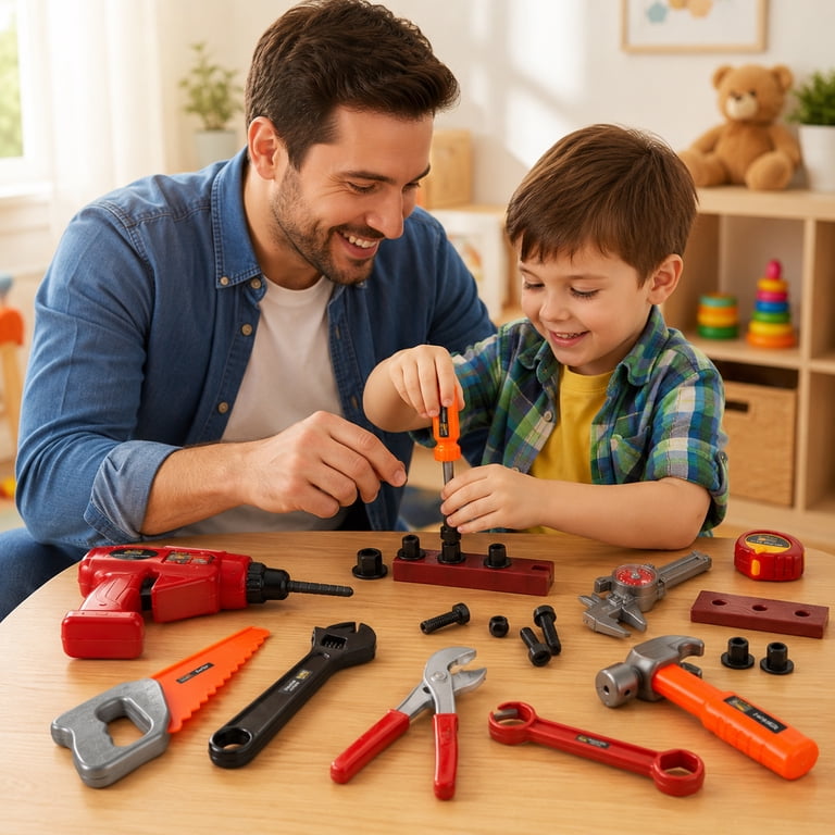 Blue Block Factory 26-Piece Kids Pretend Tool Set photo 5