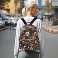thumbnail image 7 of FORMRS Mini Backpack Purse for Women Travel Daypack Casual Shoulder Bag, Colorful Flower, 7 of 7
