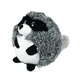 thumbnail image 4 of Juguete Para Perro Belug  Peluche Mapache NEGRO GRIS BLANCO, 4 of 4