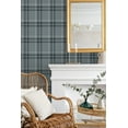 thumbnail image 3 of NextWall Light Blue Calverlay Plaid Peel and Stick Wallpaper - 20.9 in. W. x 18 ft. L. Roll, 3 of 7