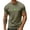 Army Green, variant on Men's St. Patrick's Day Shamrock Graphic T-Shirt Short Sleeve Crew Neck Top