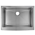 thumbnail image 3 of Water Creation 30" x 22" Apron Front Stainless Steel Single Kitchen Sink - Gray, 3 of 6