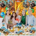 thumbnail image 6 of Tung Tung Sahur Birthday 16th Cups Party Supplies Plates Fans Decorations Cake Topper Decor, 6 of 6