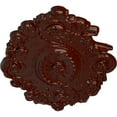thumbnail image 3 of 30 1/2"W x 20"H x 1 1/2"P Strasbourg Ceiling Medallion, Hand-Painted Brushed Mahogany, 3 of 4