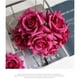 thumbnail image 4 of Ramo de flores artificiales Naiovety 5 cabezas decoración boda fiesta foto Blanco, 4 of 6