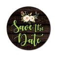thumbnail image 1 of Darling Souvenir 45 Pcs Round DIY Peony Floral Personalized Save The Date Stickers Gift-1.6 Inches, 1 of 2