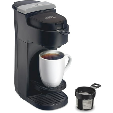 Single Serve Coffee Maker & Fast Grounds Brewer for