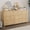 Natural Wood, variant on VNT 55" Long Dresser for Bedroom, Modern White Dresser with 7 Drawers & Anti-Tip Kit
