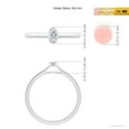 thumbnail image 3 of ANGARA Lab Grown Solitaire Diamond Engagement Ring for Women in 14K White Gold (Size-5x3mm| Color-F-G| Clarity-VS) | April Birthstone, Anniversary, Jewelry Gift for Women | Lab-Grown Diamond Ring, 3 of 4