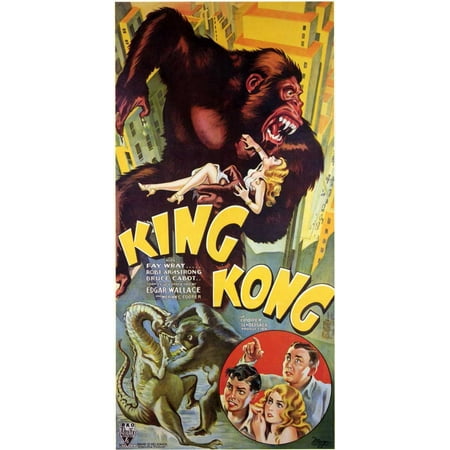King Kong POSTER (14x36) (1933) (Insert Style B)