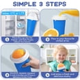 thumbnail image 2 of Slushie Cup FANS-ONE Slushy Maker DIY Magic Squeeze, paquete de 2, 2 of 7