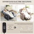 thumbnail image 4 of HOMCOM Power Recliner Chair with Massage, Recliner with Quiet Motor, Grey, 4 of 10