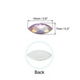 thumbnail image 2 of Uxcell Marquise Gems, 40 Pcs 15x7mm Acrílico Rhinestones Plano Espalda Navette Ojo de Caballo Cristales, AB Púrpura, 2 of 7
