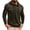 Army Green, variant on Men's Retro Hooded Sweatshirt, Workwear Style Casual Pullover with Long Sleeves, Fall Spring Base Layer Streetwear,Black,M