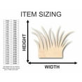 thumbnail image 2 of Unfinished Wood Grass Shape - Plants - Craft - up to 46" DIY 6" / 1/8", 2 of 3