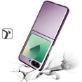 thumbnail image 3 of TJS for Samsung Z Flip 6 Phone Case, Slim Matte Finish Protective Cover for Galaxy Z Flip6 (Dark Purple), 3 of 3