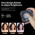 thumbnail image 6 of M22 RGB 5W Video Light,Portable LED Camera Lights 360° Full Color Photography Lighting w 3 Cold Shoe, 2000mAh Rechargeable On-Camera Video Light Panel 3000K - 9000K for YouTube, Vlogging, 6 of 10