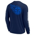 thumbnail image 3 of Unisex Fanatics Navy Tennessee Titans Elements Strive Long Sleeve T-Shirt, 3 of 3