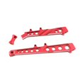 thumbnail image 3 of Soporte de chasis delantero y trasero de aleación de aluminio para piezas de coche RC con control remoto Rojo, 3 of 9