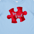 thumbnail image 4 of Inktastic Autism Awareness Be Kind Red Puzzle Piece Boys or Girls Baby T-Shirt, 4 of 5