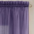 thumbnail image 3 of Pairs to go 18'' x 63'' Victoria Voile Pair in Purple, 3 of 5