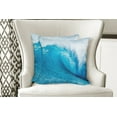 thumbnail image 4 of Ambesonne Ocean Throw Pillow Cover 2 Pack, Extreme Water Sports, 18", Aqua White, 4 of 6
