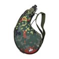 thumbnail image 1 of Bouteille d'Eau Armée Camping Flacon de Hanche pour Chasse Randonnée Camouflage Rouge, 1 of 7