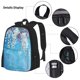 thumbnail image 3 of Balery Hanging Orchids Floral Blue Mochila escolar 3 en 1 para niños: mochila resistente con lonchera térmica y estuche para lápices. Mochila escolar para niños y niñas., 3 of 7