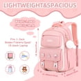 thumbnail image 2 of Mochila PIG PIG GIRL para niñas, antirrobo, ligera, rosa, 2 of 9