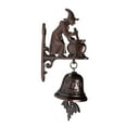 thumbnail image 3 of Xuniizn Halloween Doorbell Witch Decor, 3D Witch Bells Decoration, Metal Door Bell for Halloween Decor, Spooky Festive Accent for Porch & Indoor, Halloween Decorations for Home, 3 of 6