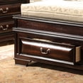 thumbnail image 3 of Cappuccino G8875c-fb3 Full Storage Bed - Wood Veneers & Solid Build, Strong Tailed Drawers, No Foundation Or Box Spring, Channel Faux Leather Look Real Solids, Spring Requirement, Upholstered, 3 of 3