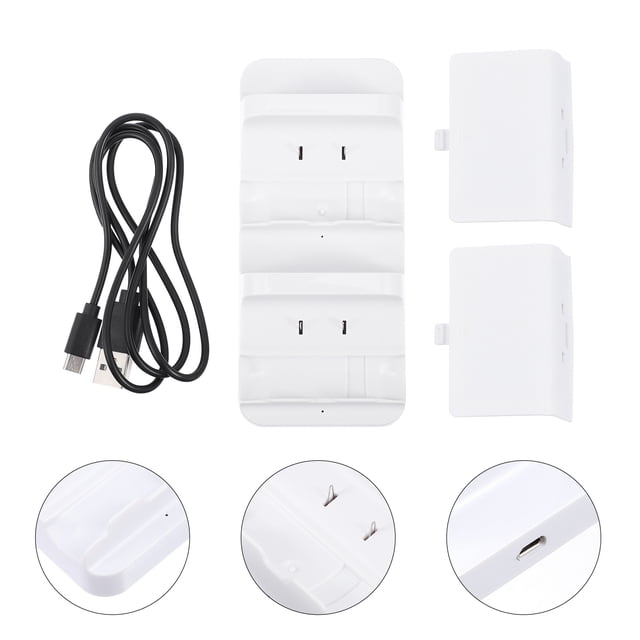 RUNROTOO 1 Set Rechargeable Batteries for Game Controllers with ABS Material