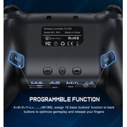 Switch 2 Controller, Wireless Pro Controller for Switch 2/OLED/Lite/iOS/Android/PC with RGB Light, Hall Effect Joystick