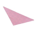 thumbnail image 3 of Methold Plaid Slobber Bufanda Algodón Triangular Mascota Toalla Decoración Suministros Verde Ropa para mascotas Rojo, 3 of 6