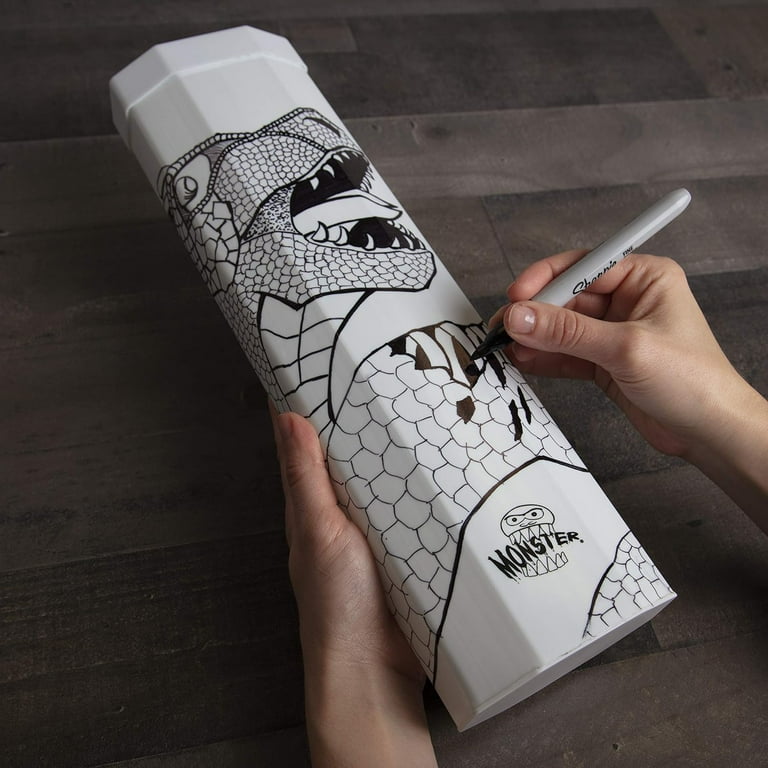 MonsterZ MATE パペター 2個セット Monster Protectors Play Mat Tube, Dual Storage, Prism Shape