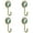 Light Green, variant on HWHCGZ 4Pcs Self Adhesive Wall Hooks Base Decorative Hangers for Bathroom Kitchen and Hallway Easy to Install No Residue,Light Green