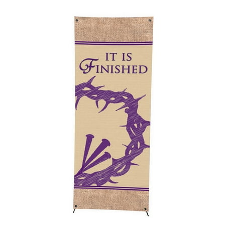 Cambridge WS690 X-Stand Banner: Crown W/Thorns