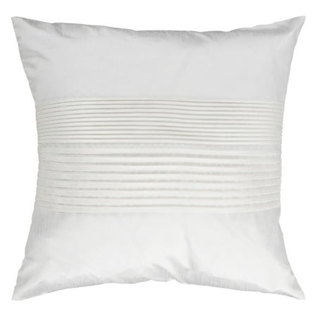 Surya Tracks Decorative Pillow - White