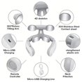 thumbnail image 5 of Cervical Massager USB Smart Pulse Heating 4 Head Neck Massager for Neck, 5 of 8